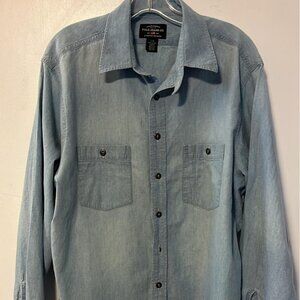 Ralph Lauren Polo Jean Co Men’s No Tuck Button Up Shirt Large